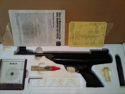 second hand BSA Scorpion air pistol for sale