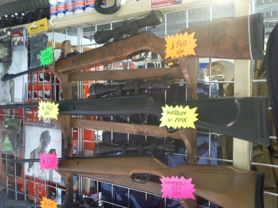 second hand Webley V-Max air rifle for sale