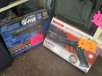 second hand co2 blowback air pistols for sale