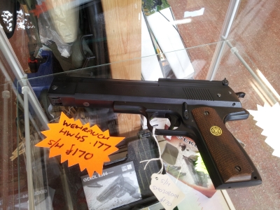 second hand Weihrauch HW45 air pistol for sale