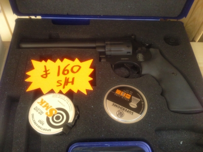 second hand Umarex S&W 586 6 inch air pistol