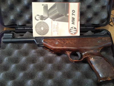 second hand Weihrauch HW70 air pistol for sale