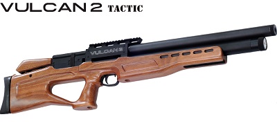 AGT Vulcan 2 Tactic, walnut stock version pre-charged air rifle