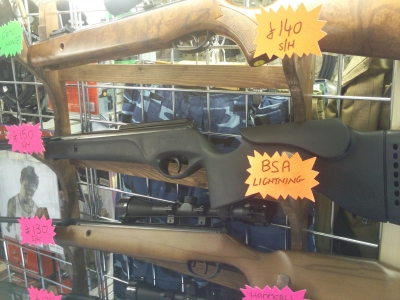 second hand BSA Lightning air rifle for sale