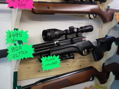 second hand BSA Ultra pcp air rifle for sale