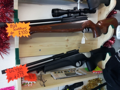 second hand BSA Ultra pre-charged air rifle for sale