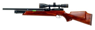 Weihrauch HW100S FSB pre-charged air rifle with fully shrouded barrel