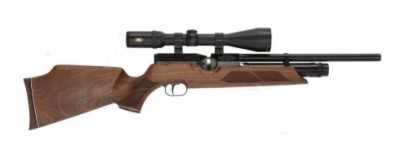 Weihrauch HW100SK FSB pre-charged air rifle with fully shrouded barrel