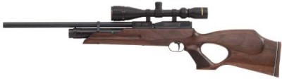 Weihrauch HW100KT FSB pre-charged air rifle with fully shrouded barrel